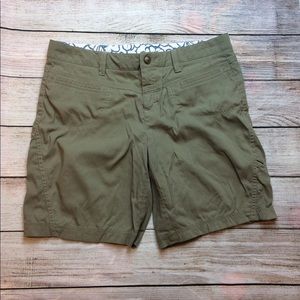 Athleta Canvas Shorts - Olive
